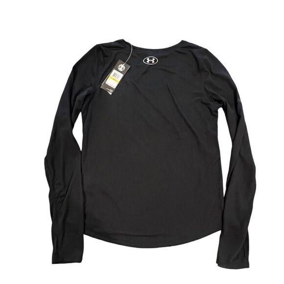 Under Armour Black Long Sleeve Shirt Size M - Picture 1 of 8